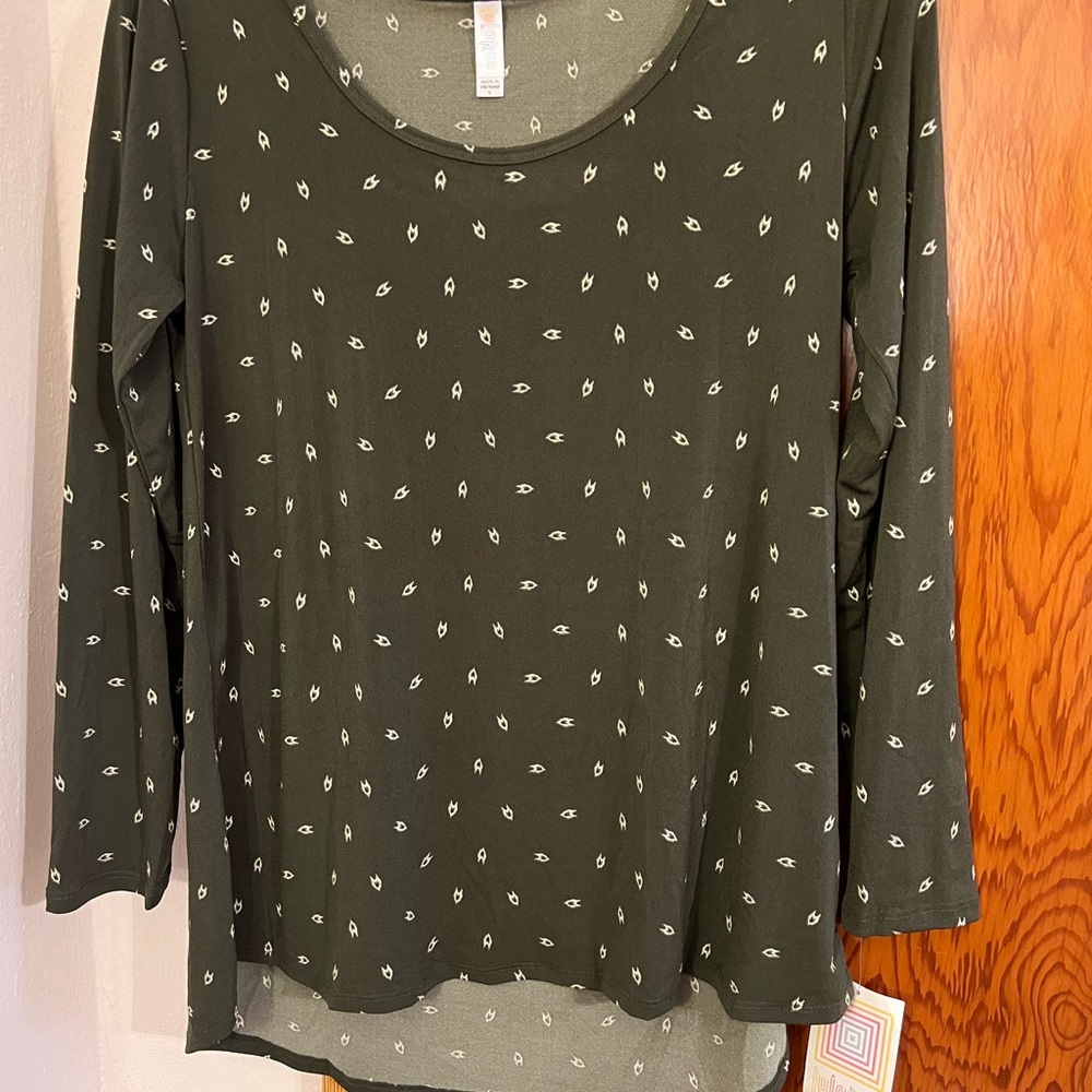 Large Green LuLaRoe Lynnae